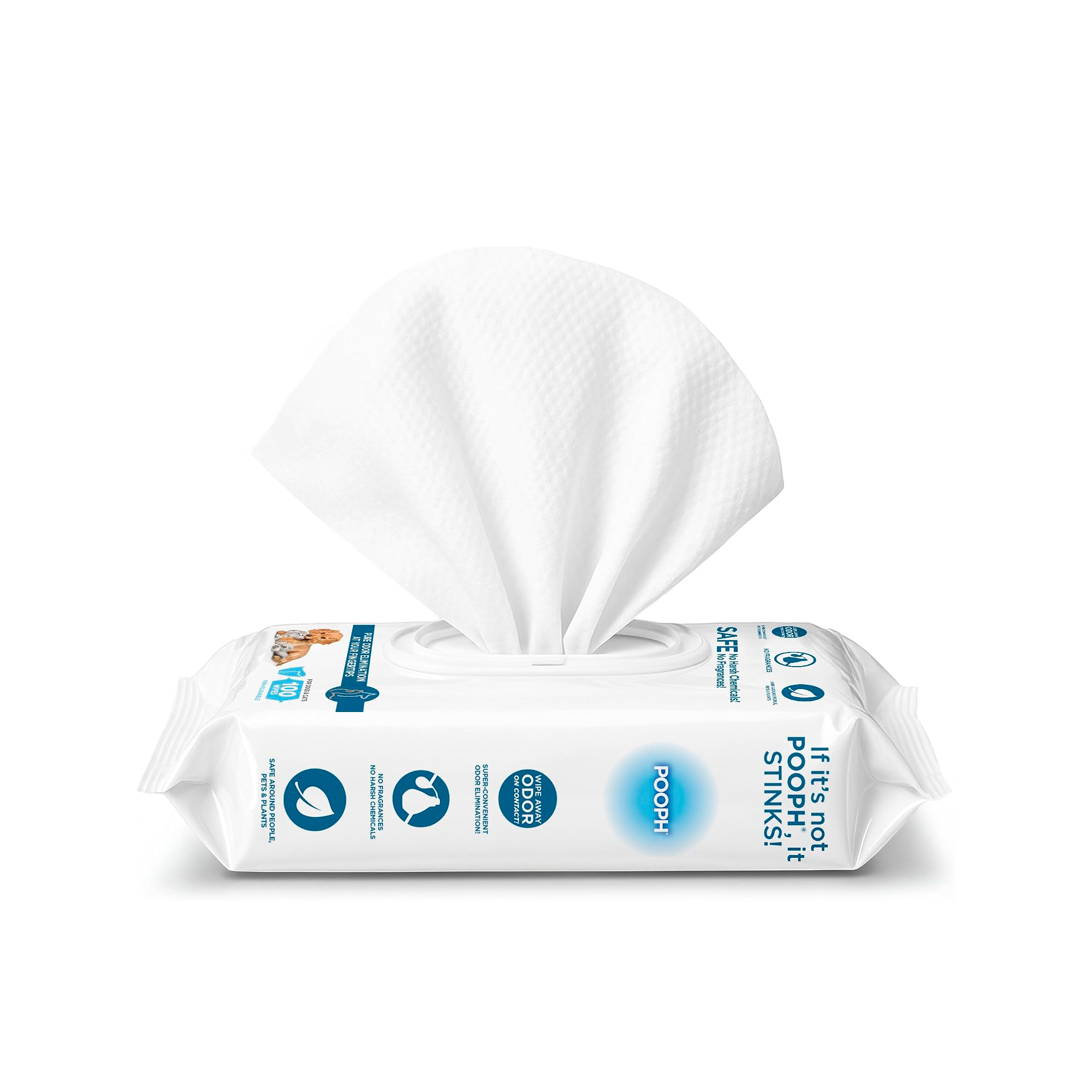 POOPH Pure Wipes – 100 Count